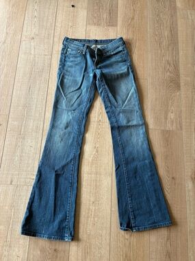 Citizens of Humanity Women's Ingrid 002 Stretch low rise Flared Blue Jeans 25